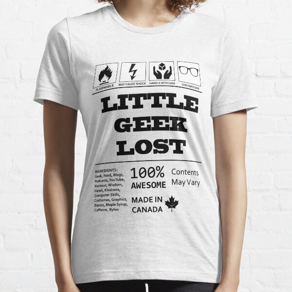 Littlegeeklost Package White Essential T-Shirt