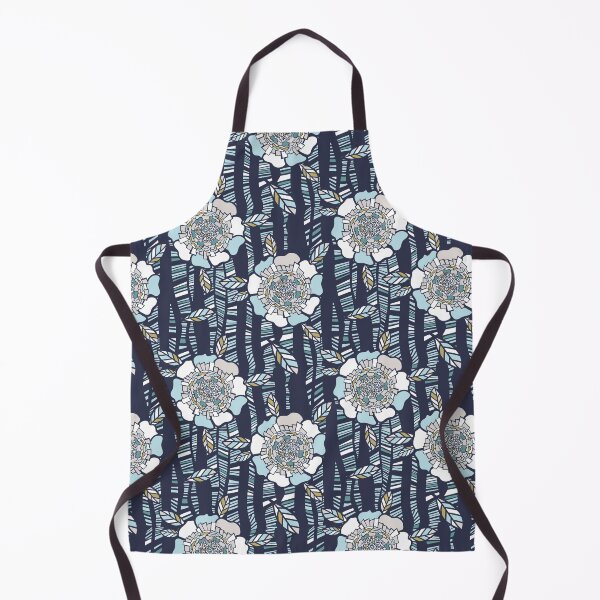 Item preview, Organic Geometric Floral - Blue Palette designed and sold by Sketchbook Designs.