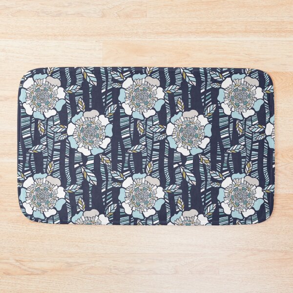 Item preview, Organic Geometric Floral - Blue Palette designed and sold by Sketchbook Designs.