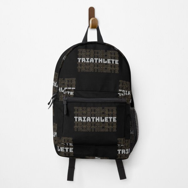 Item preview, Golden Retro Triathlete In The Pain Cave designed and sold by Sonatablue.