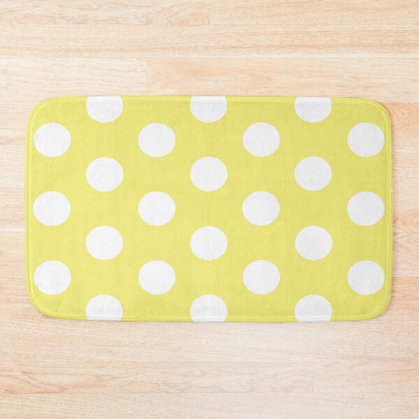 Item preview, Large WHITE and YELLOW POLKA DOTS designed and sold by RachelMacht.