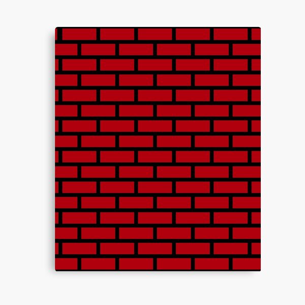 Item preview, Red Wall Brick Pattern designed and sold by joabaj.