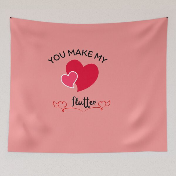 Item preview, You make my heart  flutter  designed and sold by DivineLiveShop.