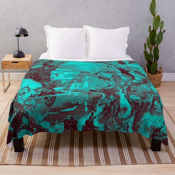 Item preview, Hydro Dipped Turquoise Graffiti 1 of 3 designed and sold by ArtRoomOregon.