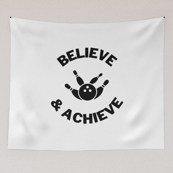 Item preview, Bowling: Believe & Achieve designed and sold by TheGreenGoat.