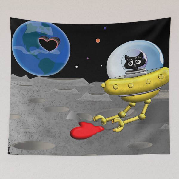 Item preview, Space cat designed and sold by BernhArt.