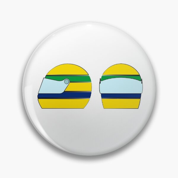 Item preview, Ayrton senna helmet designed and sold by LoicLaBarrique.