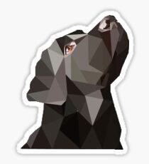 Schwarzes Labor Sticker