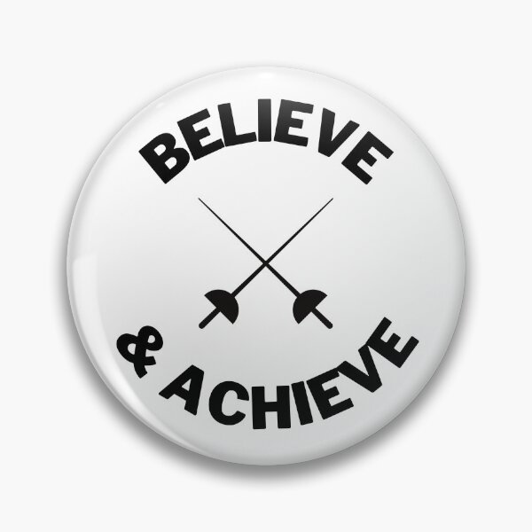 Item preview, Fencing: Believe & Achieve designed and sold by TheGreenGoat.