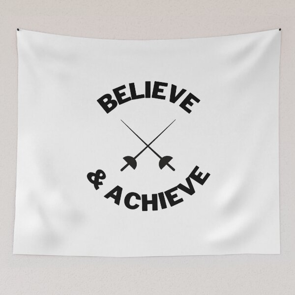 Item preview, Fencing: Believe & Achieve designed and sold by TheGreenGoat.