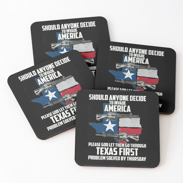 Item preview, Should anyone decide to invade america, please god let them go through texas first problem solved by thursday designed and sold by zedbubblez.