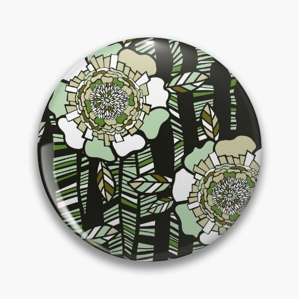 Item preview, Organic Geometric Floral - Green Palette designed and sold by Sketchbook Designs.