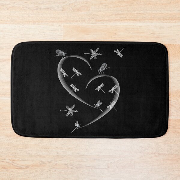 Item preview, A broken heart with dragonflies, gray and black based on a gothic style. designed and sold by Bodino.