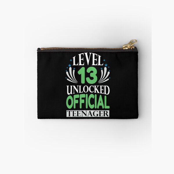 Item preview, Level 13 Unlocked Official Teenager Funny Gaming Quote  designed and sold by Tatt-Hooligans.
