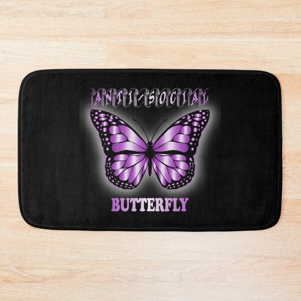 Item preview, Antisocial Butterfly Design purple designed and sold by Paula Helit.