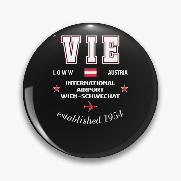 Item preview, VIE Vienna International Airport Schwechat Austria - Clean Design designed and sold by FouDeeziner.
