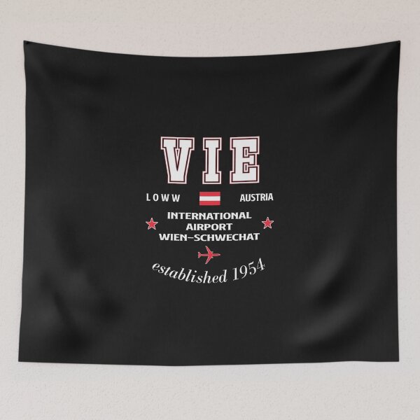 Item preview, VIE Vienna International Airport Schwechat Austria - Clean Design designed and sold by FouDeeziner.