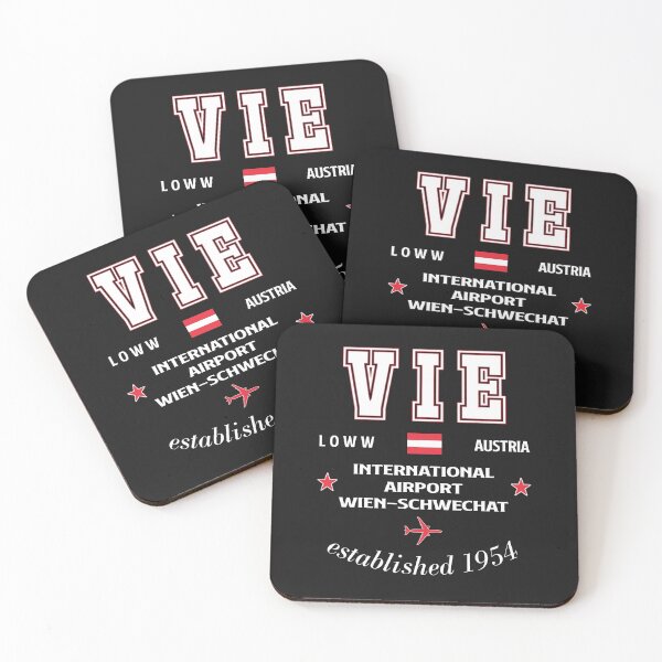 Item preview, VIE Vienna International Airport Schwechat Austria - Clean Design designed and sold by FouDeeziner.