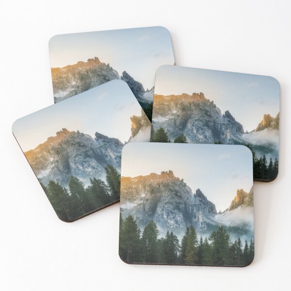Item preview, Forest Mountain Range Sunrise Landscap designed and sold by paradiskt.