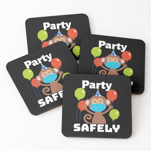 Item preview, Party Safely, Quarantine Birthday, Masked Up, Social Distance Kind of Party designed and sold by DiscGolfTees.