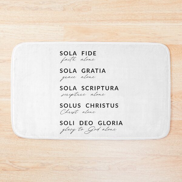 Item preview, The 5 Solas Christian Home Decor designed and sold by KAMdesignhaus.
