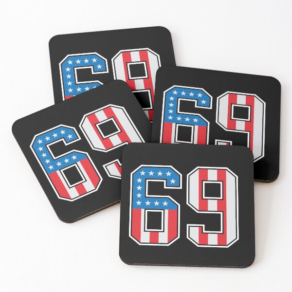 Item preview, 69 American Lucky Number Sixty-nine United States Flag designed and sold by Urosek.