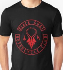 Sinister Grin Press Black Goat Motorcycle Club Unisex T-Shirt