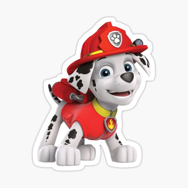 Marshall Paw Patrol Sticker