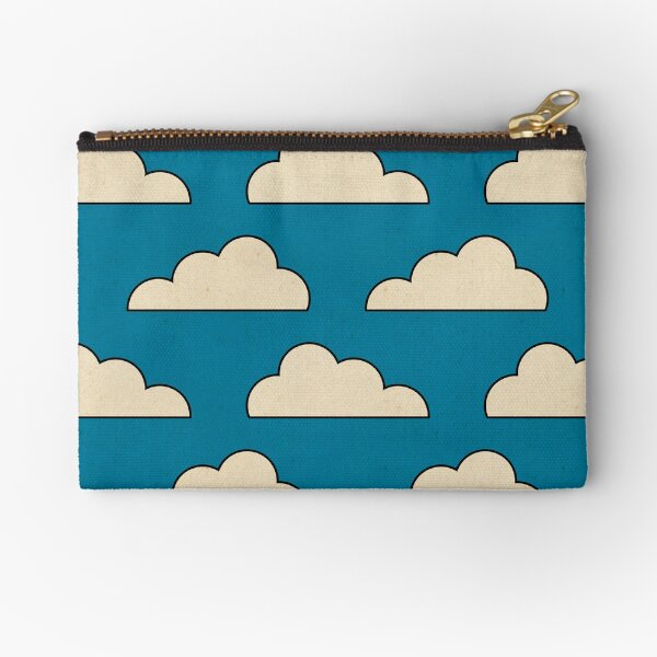 Cartoon Clouds Zipper Pouch