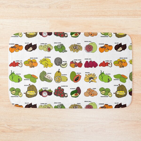 Item preview, Tropical Fruits Pattern 2 with white background designed and sold by Sean-Evans.