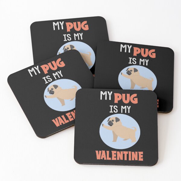 Item preview, My Pug Is My Valentine designed and sold by Heddar Badreddine.