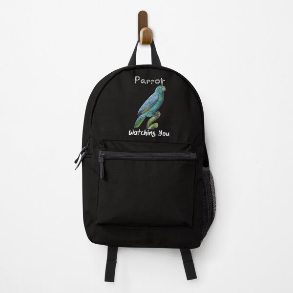 Item preview, parrot watching you - colorful parrot - parrot lover designed and sold by Hannah Pillic.