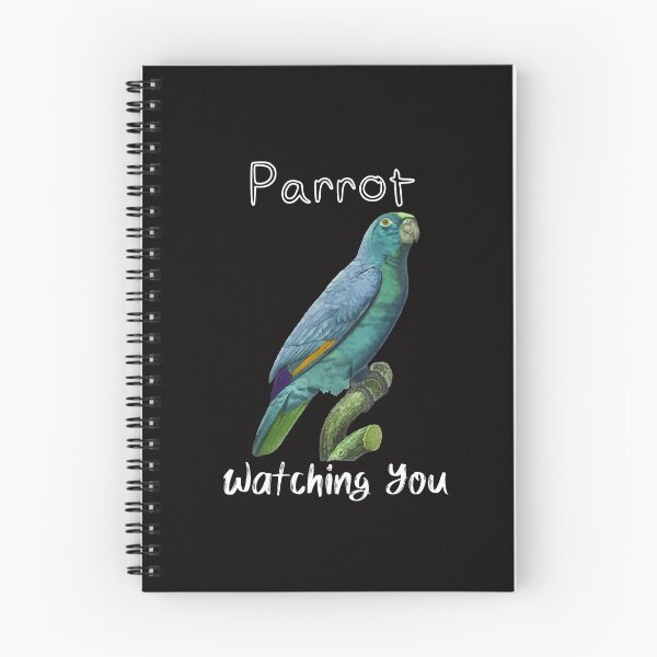Item preview, parrot watching you - colorful parrot - parrot lover designed and sold by Hannah  Pillic.