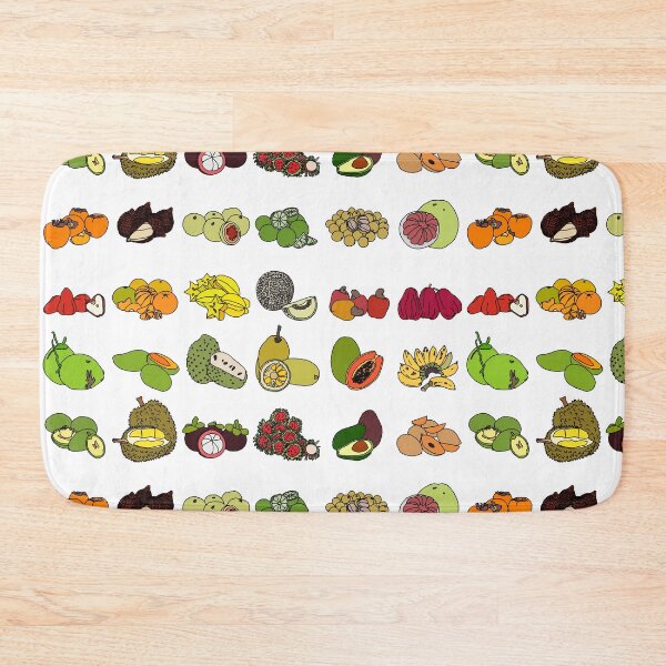 Item preview, Tropical Fruits Pattern 2 with white background, no words designed and sold by Sean-Evans.