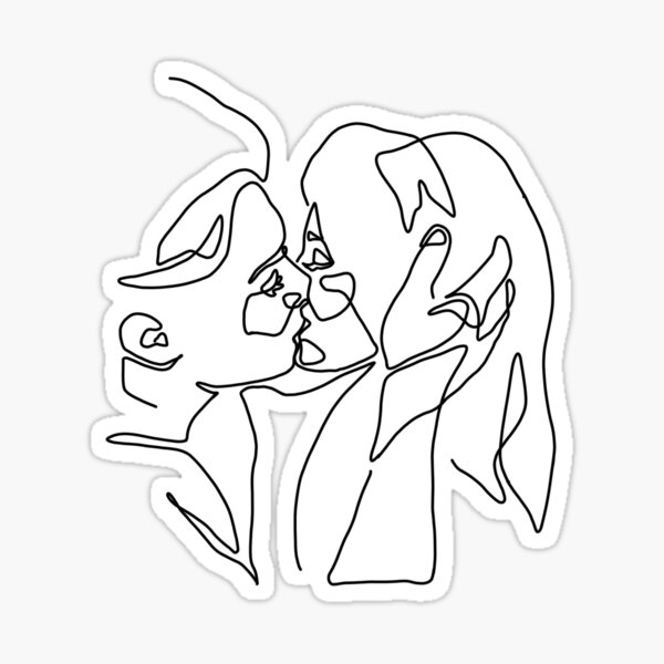 Girl Meets Another Boy Sticker