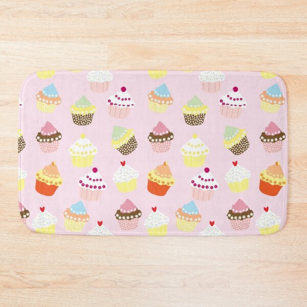 Item preview, Pink Cupcake Pattern Cute designed and sold by Piosenka Art.