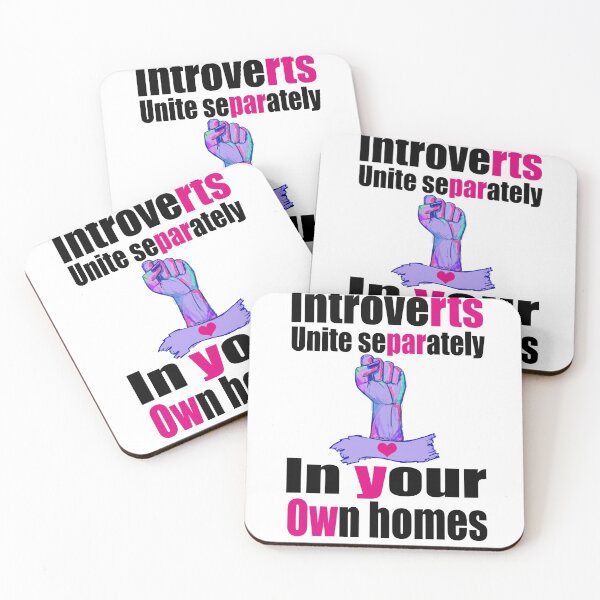 Item preview,  Introverts unite separately in your own homes  designed and sold by Mac Store.