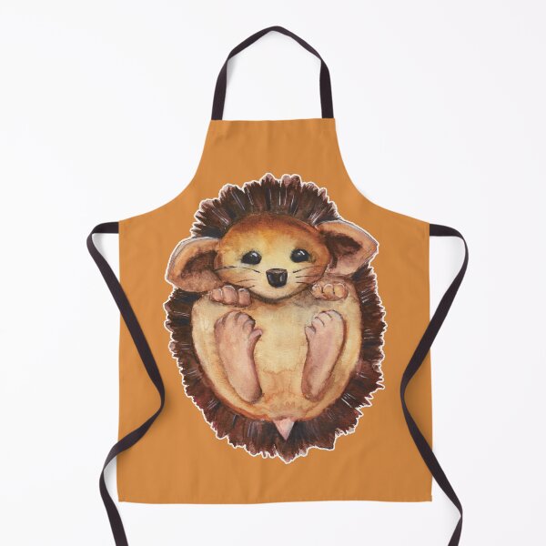 Item preview, Watercolor - Baby hedgehog (fall version) designed and sold by Karolien Kenis.