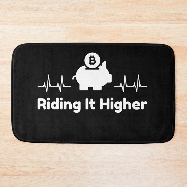 Item preview, BitCoin Riding It Higher, Buy Now, I Want In, Stock Market, Trader designed and sold by DiscGolfTees.