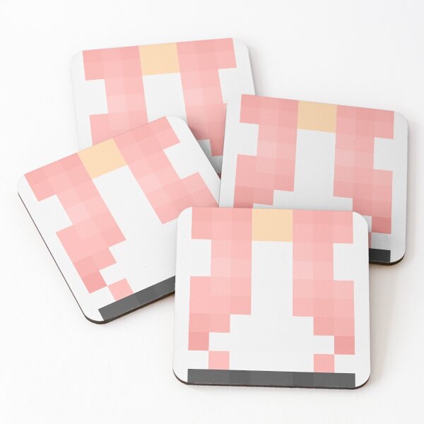 Item preview, Pixelated Body with Long Pink Hair designed and sold by SocialStreet.