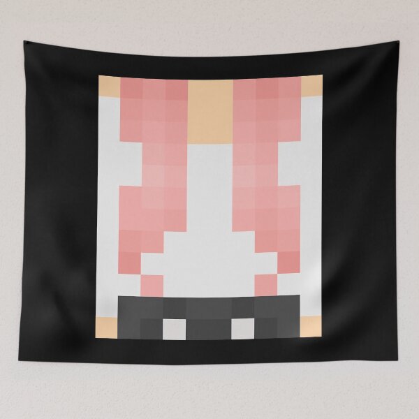 Item preview, Pixelated Body with Long Pink Hair designed and sold by SocialStreet.