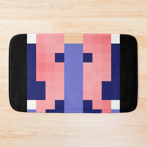 Item preview, Pixelated Body with Long Pink Hair designed and sold by SocialStreet.