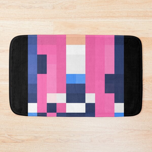 Item preview, Pixelated Body with Long Pink Hair designed and sold by SocialStreet.