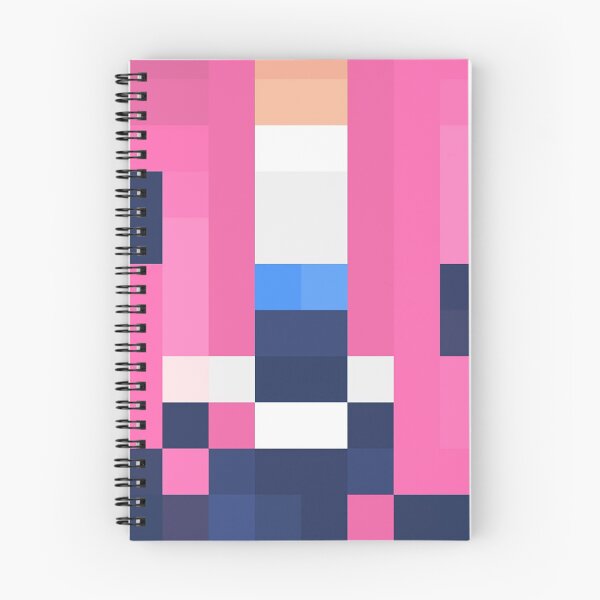 Item preview, Pixelated Body with Long Pink Hair designed and sold by SocialStreet.