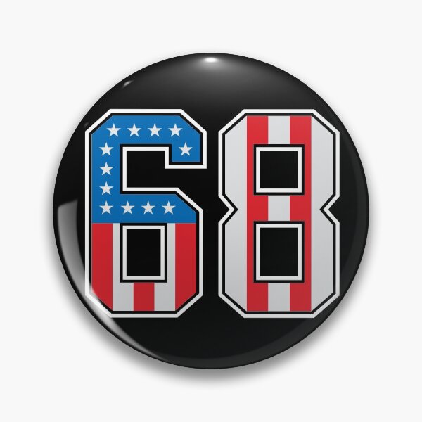 Item preview, 68 American Lucky Number Sixty-eight United States Flag designed and sold by Urosek.