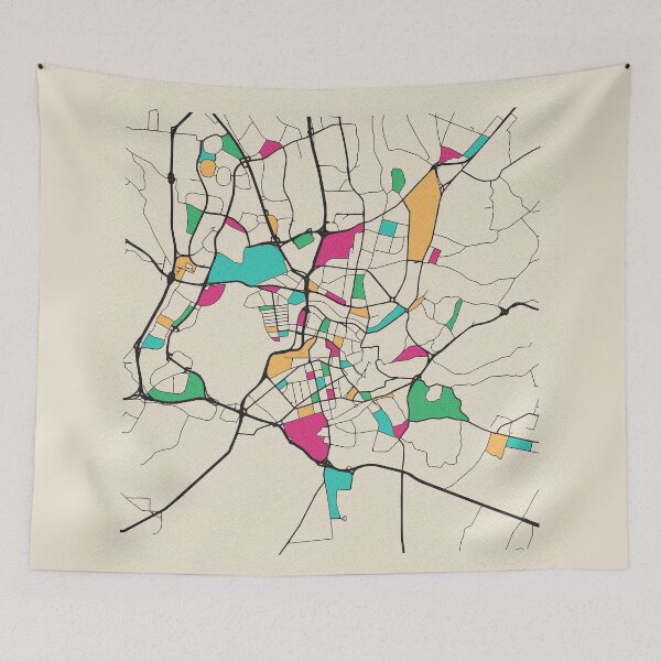 Item preview, Vilnius, Lithuania Street Map designed and sold by A Deniz Akerman.