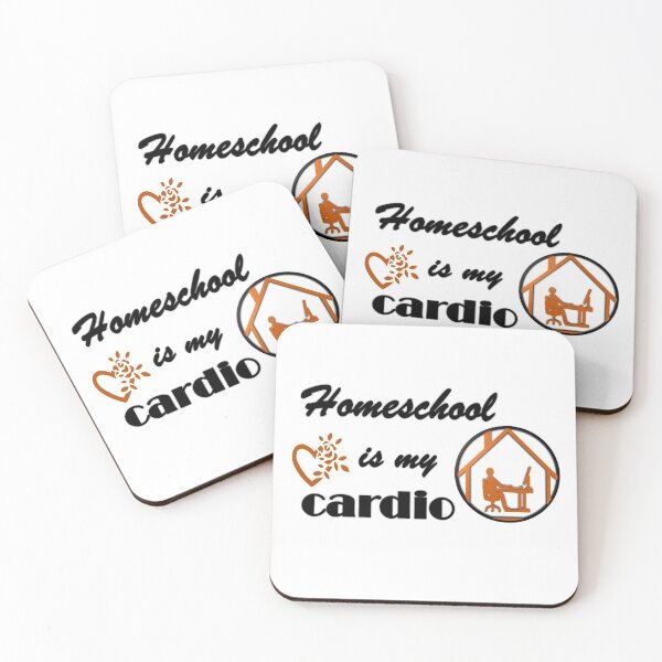 Item preview, HOMESCHOOL IS MY CARDIO/CUTE-MEME-FUNNY T-SHIRT designed and sold by Dahani-mo.