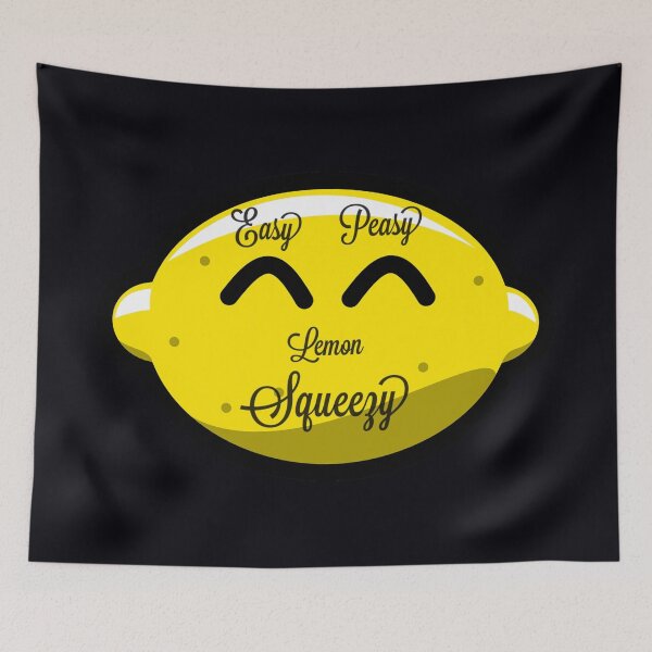 Item preview, Easy Peasy Lemon Squeezy designed and sold by Doodlehub.