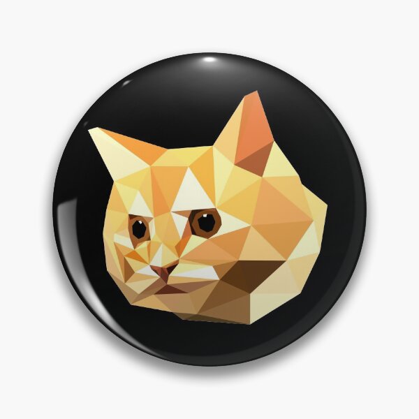 Item preview,  Ginger Cat Pet Portrait Polygonal Style Animal designed and sold by Verpax.