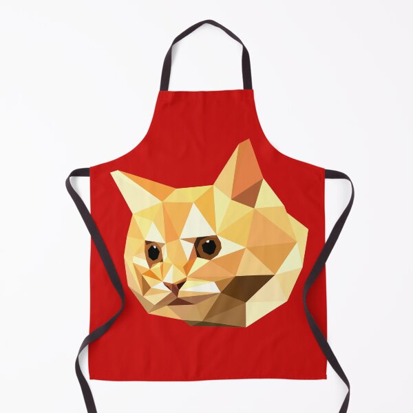 Item preview, Ginger Cat Pet Portrait Polygonal Style Animal designed and sold by Verpax.